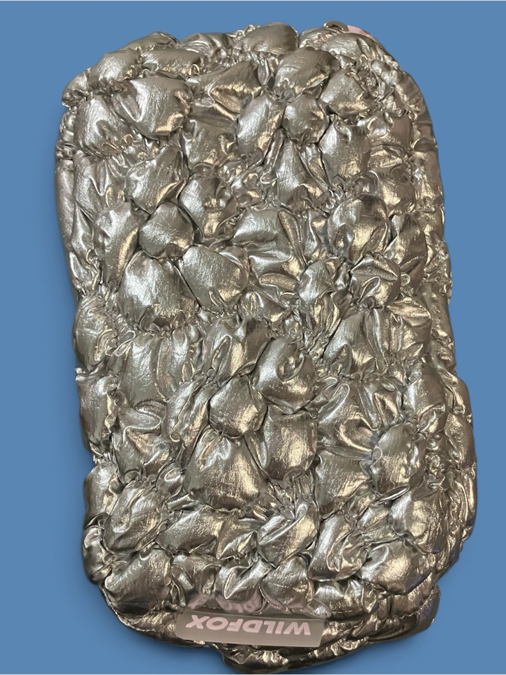 Wildfox Silver Metallic Quilted Phone Case